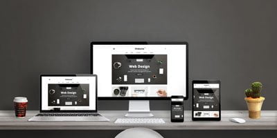responsive layout of a website display in all 4 devices mockup | fully responsive website design company in bangalore Marketing & SEO company Bangalore India
