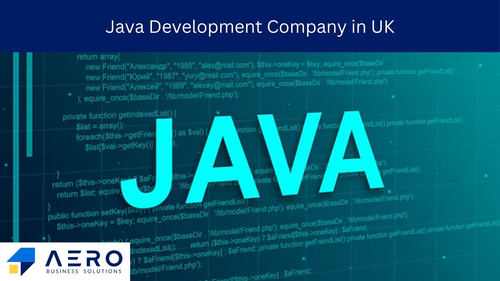Java Development Company In UK | Aero Business Solutions