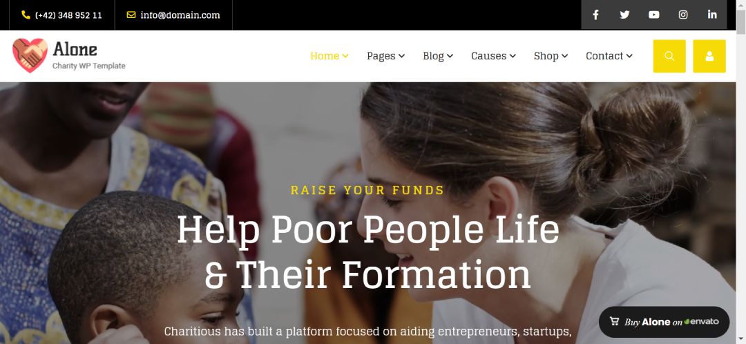 Non-Profit Charity-dm Hero 1