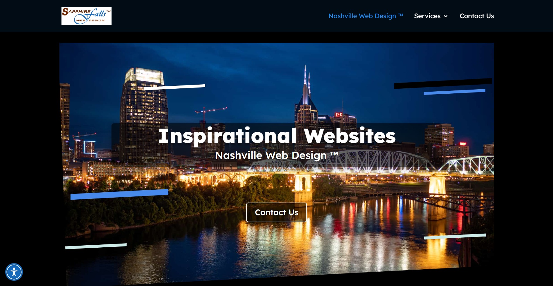Sapphire Falls Website Design Sapphire Falls Website Design