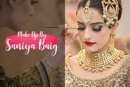 make up saniya baig