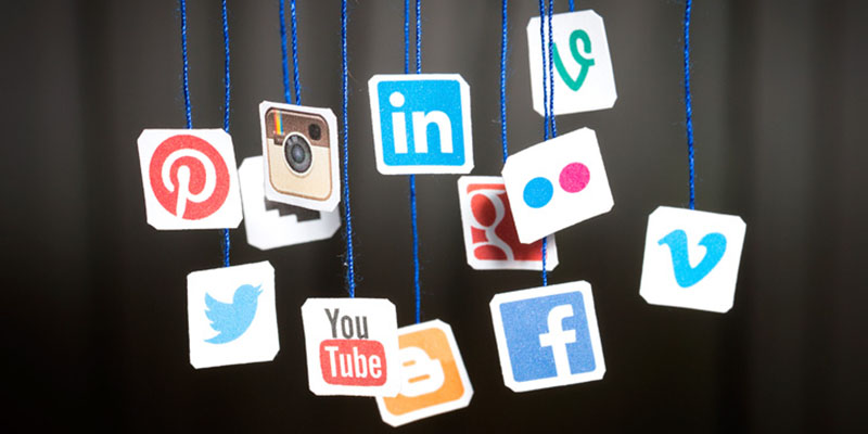 popular social media platforms logos